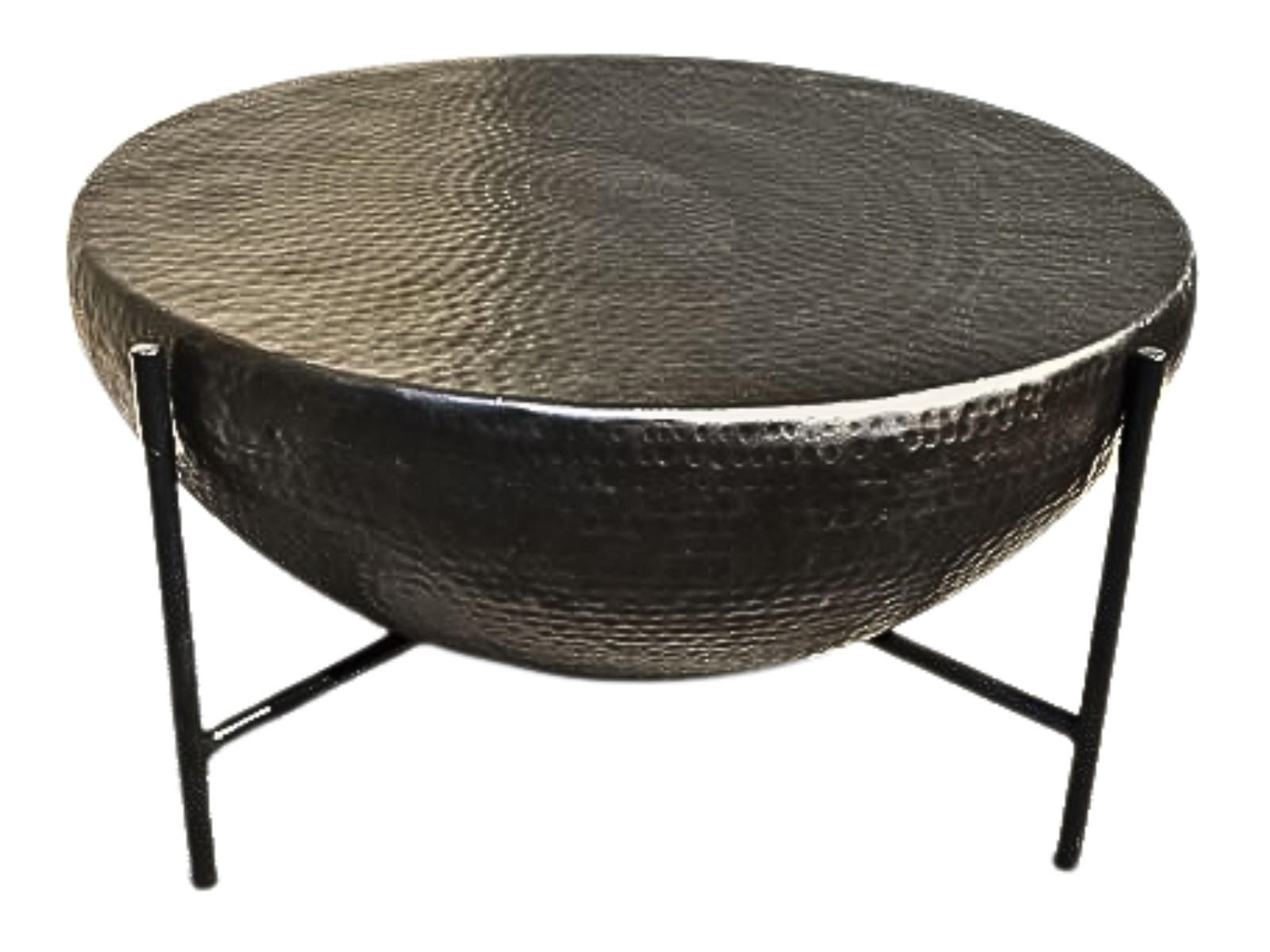 COUCHTISCH Valierie Metall 85 cm / 85 cm Anthrazit - Anthrazit, Holz (85/85/43cm)