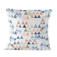 KISSENBEZUG mountain 80x80 cm mehrfarbig - Multicolor, Textil (80/80cm) - Happy Friday