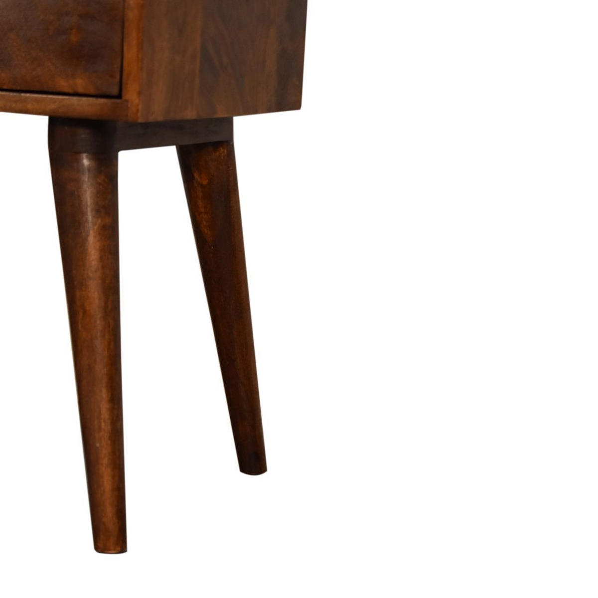 NOĆNI ORMARIĆ Ariella, kestenjasto smeđi - smeđa, drvo (45/57/35cm) - Artisan Furniture