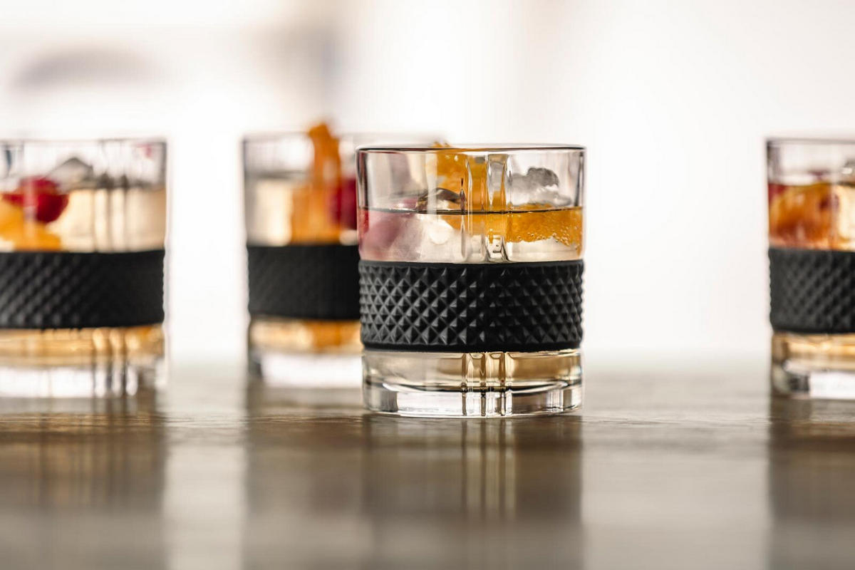 WHISKYBECHER Glen schwarz 330 ml 2er Set - Schwarz, Glas (0.33L) - Eisch