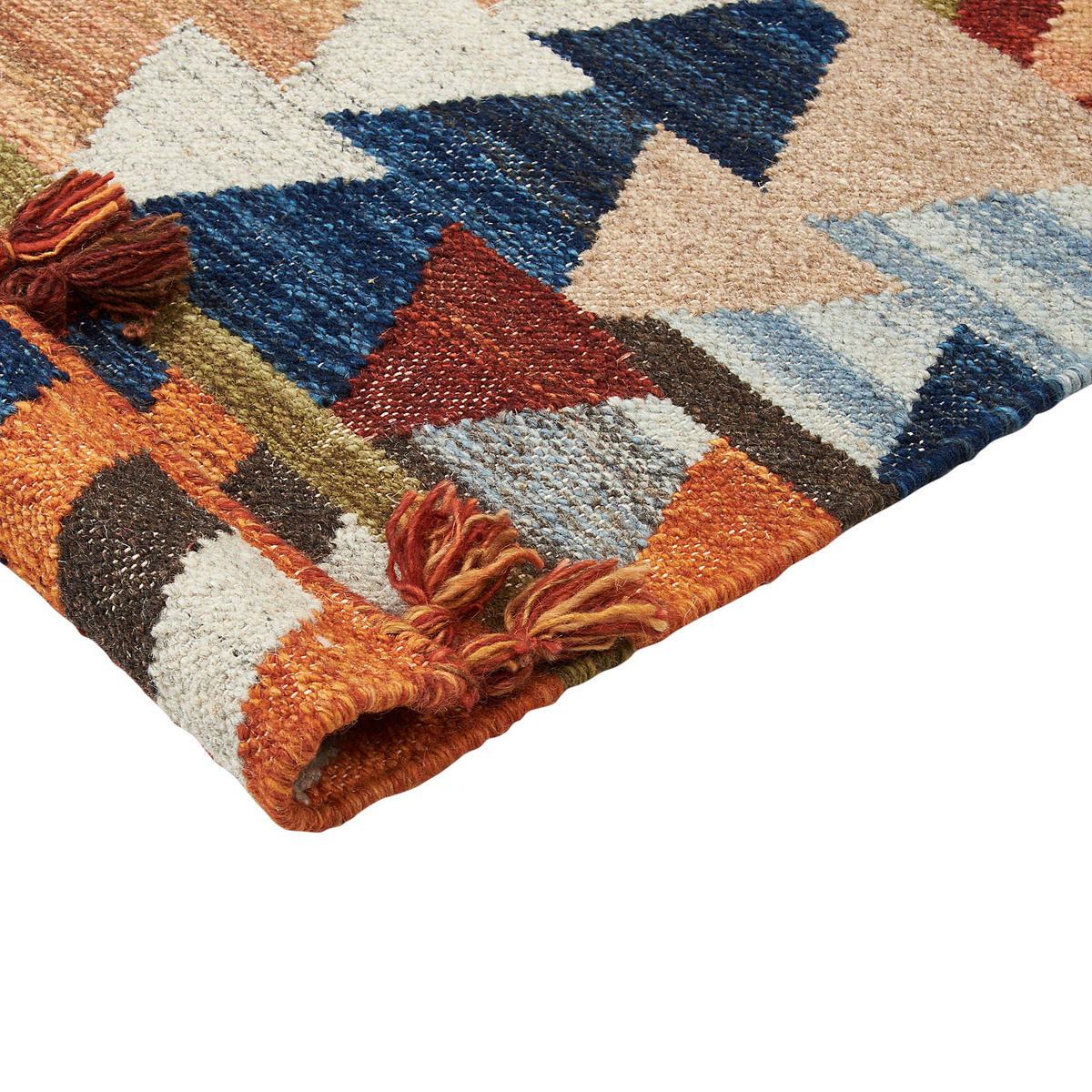 KELIM-TEPPICH Kaghsi 150/80 cm - Multicolor, Textil (80/150cm) - Beliani