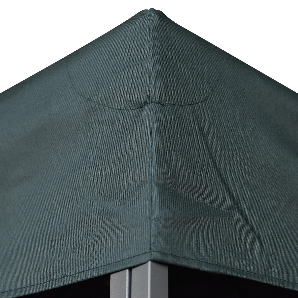 ERSATZDACH 300/300 cm als Doppeldach, wasserabweisend und UV-Schutz, Grau - Grau, Textil (300/18/300cm) - Redom