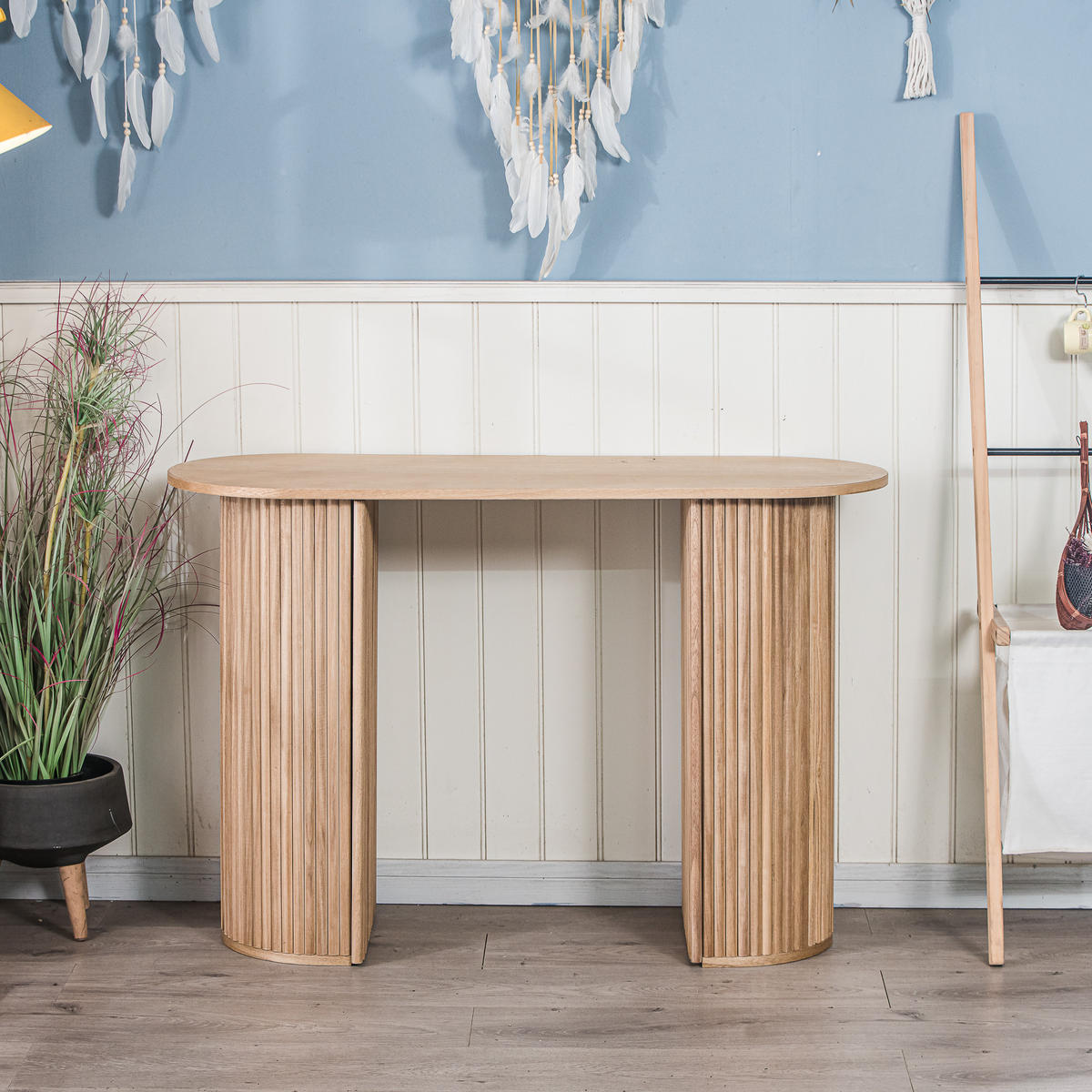 KONSOLENTISCH Rechteckig Braun 110 x 40 x 74 cm - Braun, Holz (40/110/74cm) - Nordlys