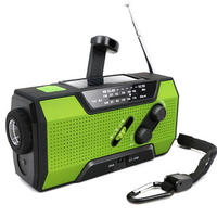 RADIO – FM/AM – 2000-mAh-Akku / LED-Taschenlampe – Grün - Grün, Kunststoff (15.7/7.4/5.3cm)