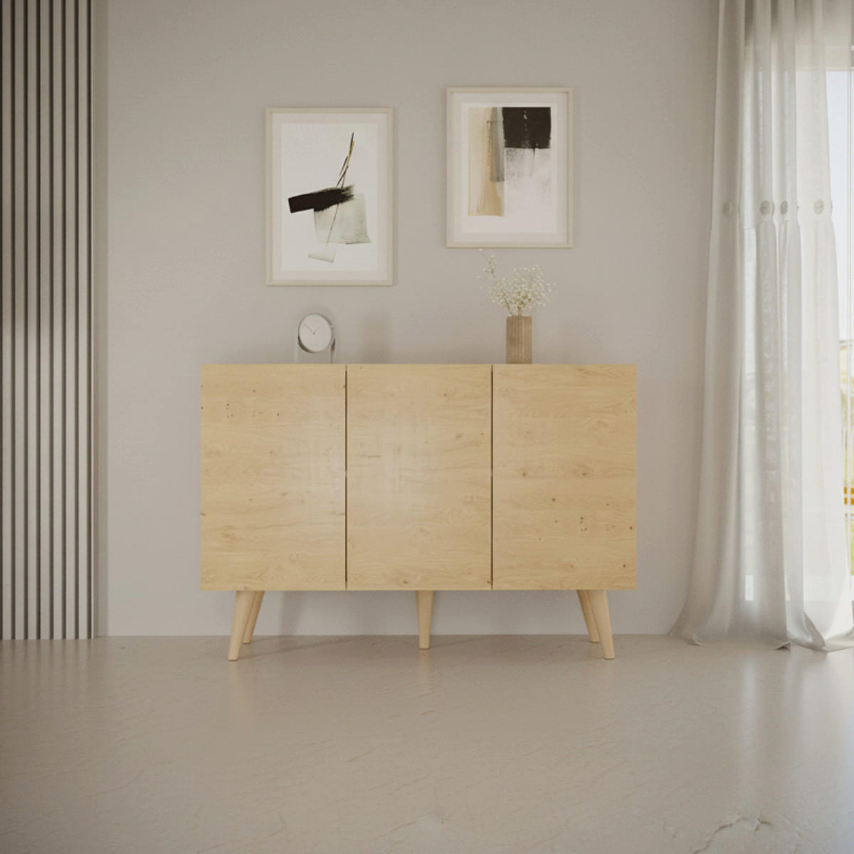 SIDEBOARD Toronto Holz - Braun, Holzwerkstoff (120/95.5/40cm) - Petits-meubles