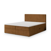 BOXBETT NIRA 180x200 cm mit Matratze und Topper - Kupferfarben - Kupferfarben, Holz (180/200cm) - MASSENO