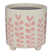 BLUMENTOPF New Delft - Rosa, Stein (14/14/14cm) - Butlers