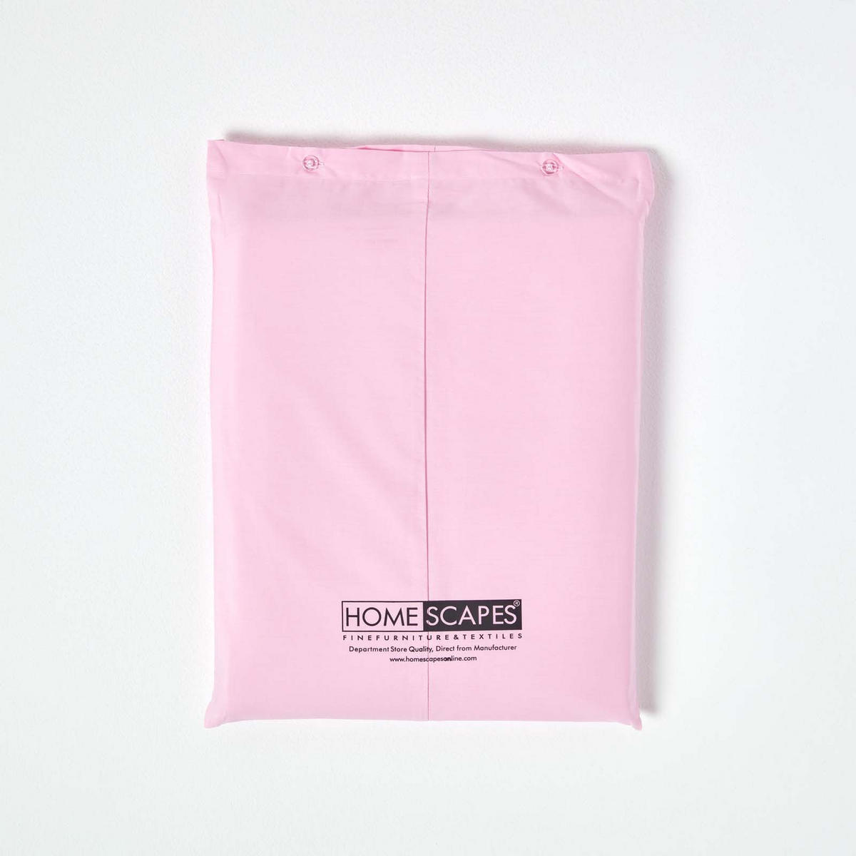 PERKAL-SPANNBETTLAKEN, Ägyptische Baumwolle, Fadendichte 200 - Rosa, Textil (120/190cm) - Homescapes