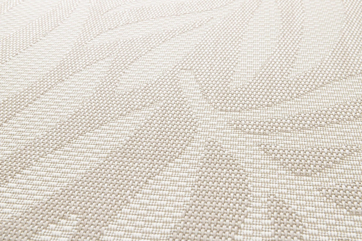 TEPPICH, Runder für Innen und Außen beige - Beige, Textil (120/120cm) - AFK Living