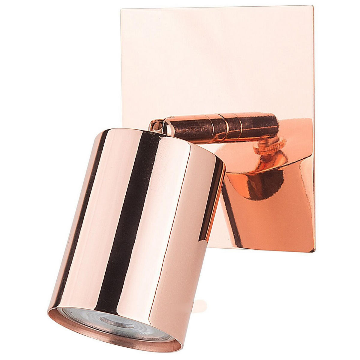 WANDLEUCHTE Tigris 13x8x13 cm - Kupferfarben, Metall (13/13/8cm) - Beliani