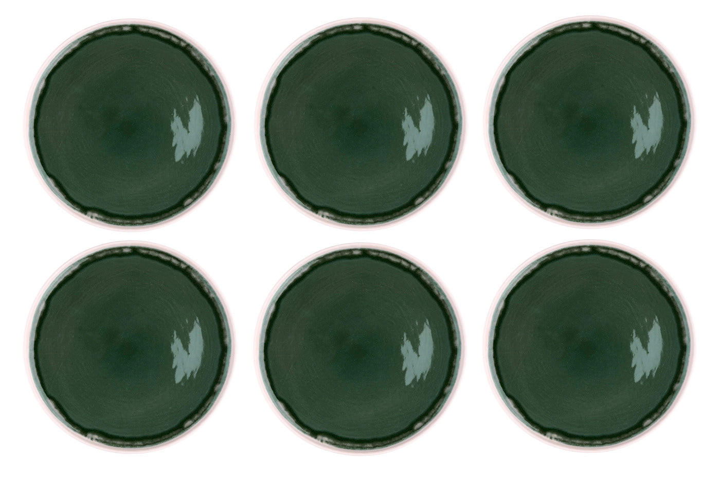 TELLER Oxygen Ø27cm - 6er-Set - Graugrün - Grün, Keramik (27cm) - Björn