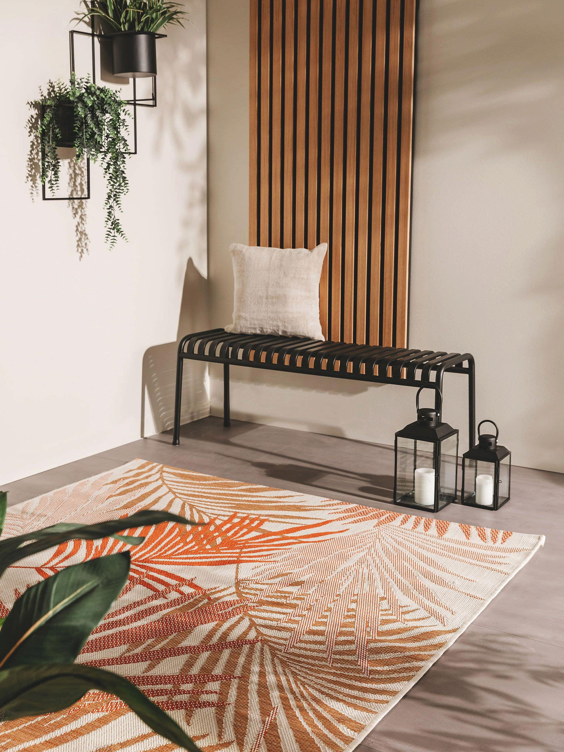OUTDOORTEPPICH Cleo Orange 240x340 cm - Orange, Textil (240/340cm) - benuta Nest