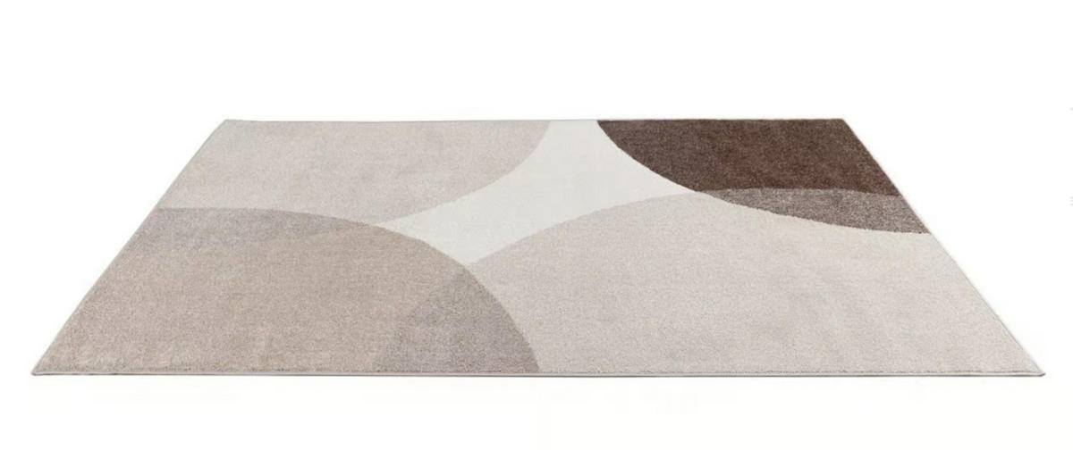 TEPPICH modern Flachgewebe DORY Braun 67 x 120 cm - Braun, Textil (67/120cm) - Novatrend
