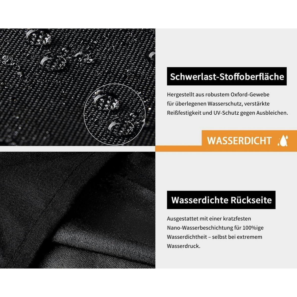 ABDECKUNG für Solardusche 220 cm Schwarz - Schwarz, Textil (67/1/220cm)