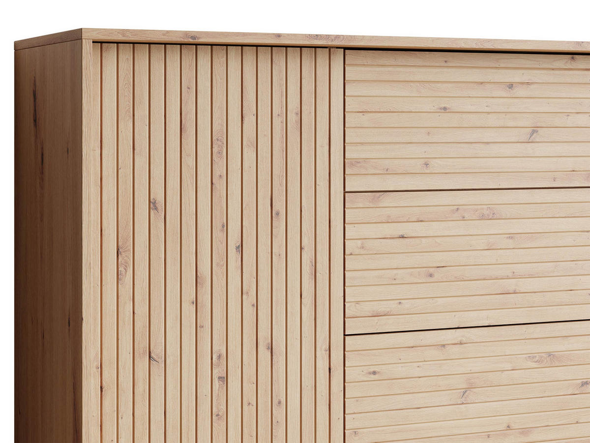 KOMMODE Ferido - Beige, Holzwerkstoff (180/84/40cm) - MIRJAN24