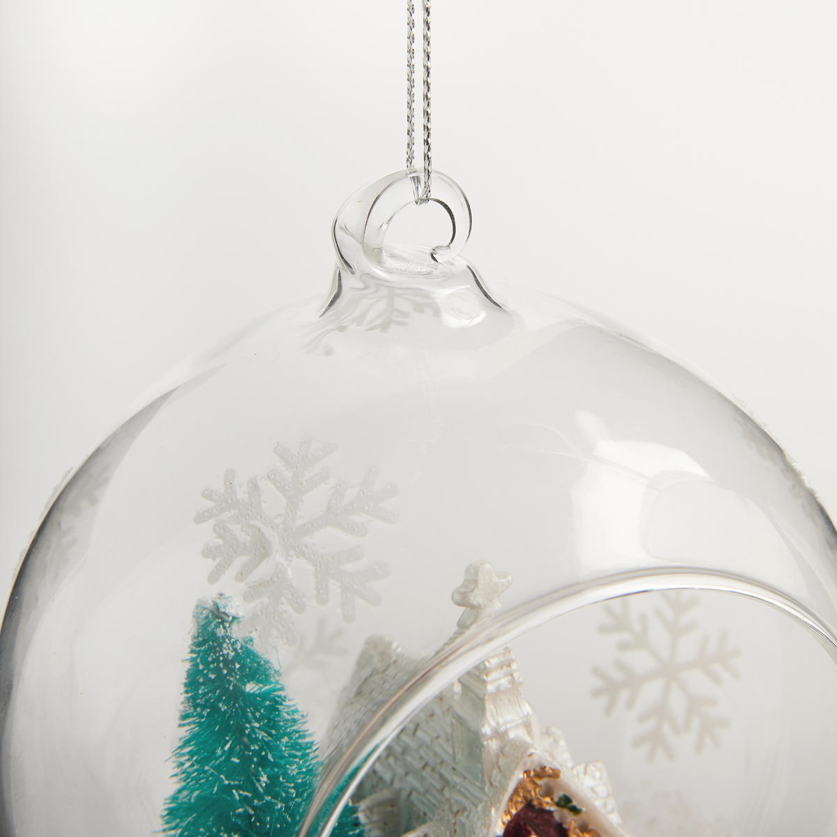 WEIHNACHTSKUGEL Glas GLAMHOUSIO, Ø100 mm, Transparent, Christbaumkugeln, Weihnachtsdeko Xmas, Christmas Deko - Transparent, Glas (10/10/10cm) - home&you
