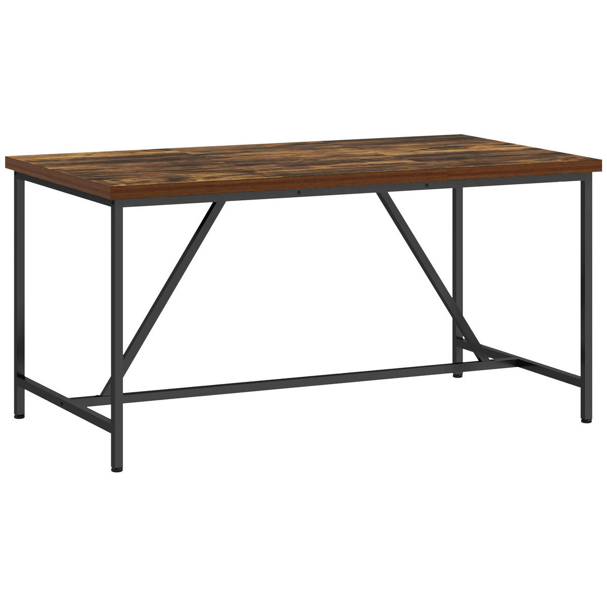 ESSTISCH Braun 1 Stück - Braun, Naturmaterialien (150/80/75cm) - GiPP