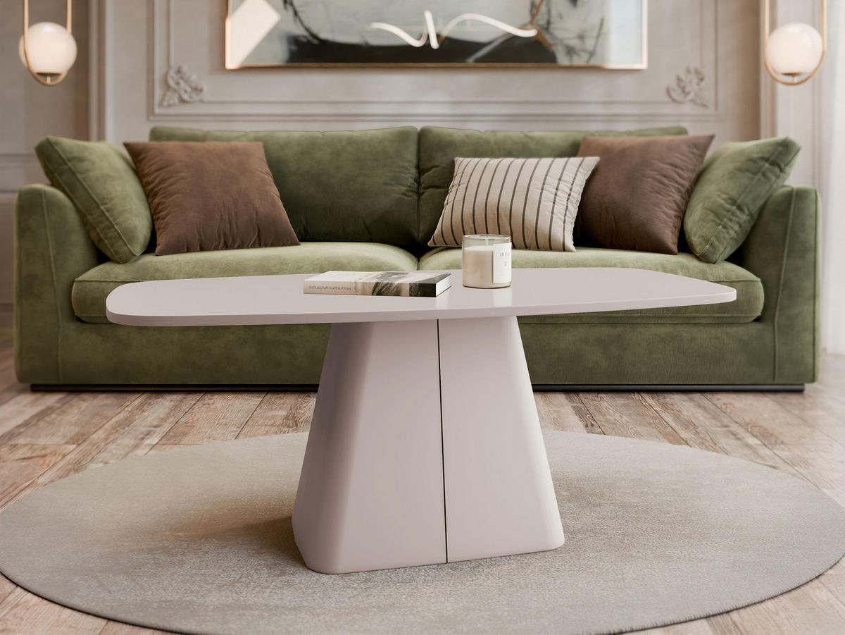 COUCHTISCH Noa Cashmere - Kaschmir, Holzwerkstoff/Metall (60/120/48cm) - MIRJAN24