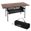 CAMPINGTISCH Braun - Braun, Metall (118/55/64.5cm) - Hauki