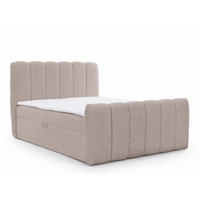 BOXBETT mit Topper und Stauraum 120x200 cm in Hellgrau - Hellgrau, Textil (120/200cm) - Home Collective