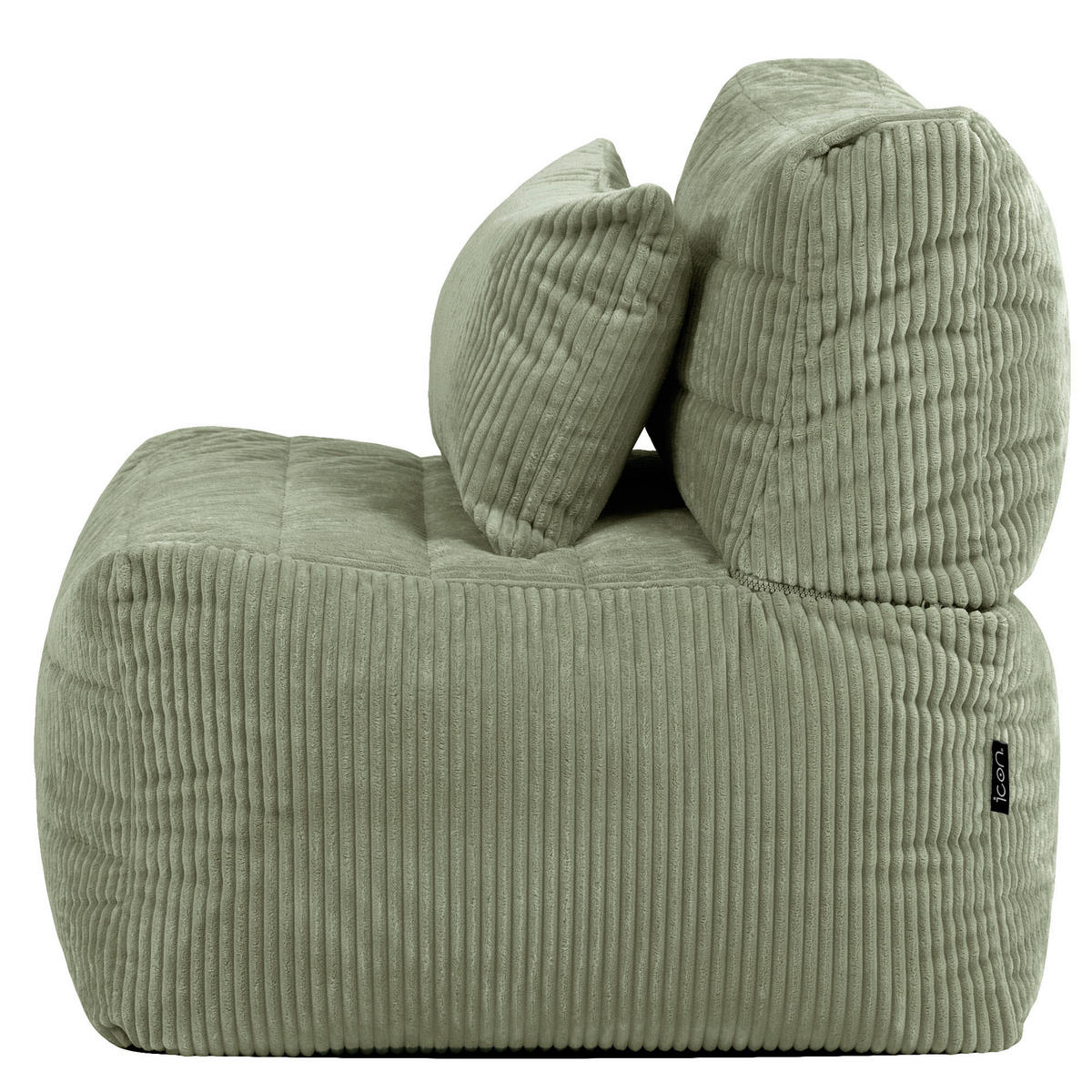 SITZSACK-SESSEL Noa modular Cord - Salbeigrün, Textil (75/70/78cm) - icon