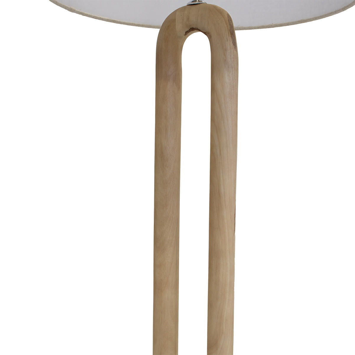 STEHLAMPE aus Mangoholz 125cm, natürlich - Braun, Holz (40/40/125cm) - Giga Meubel