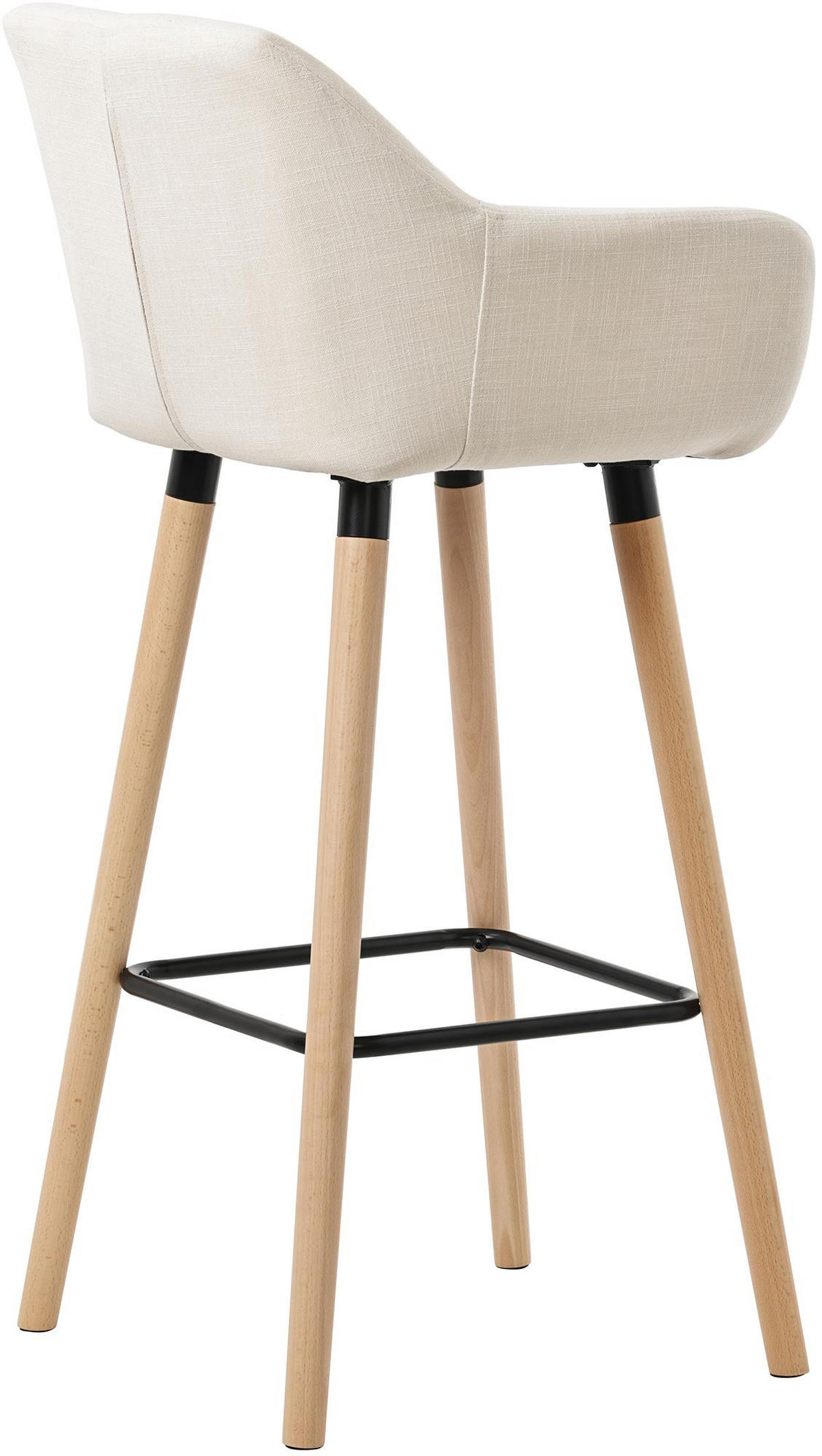 BARHOCKER Mirid Stoff Beige - Beige, Textil (51/101/50cm) - DELUKE