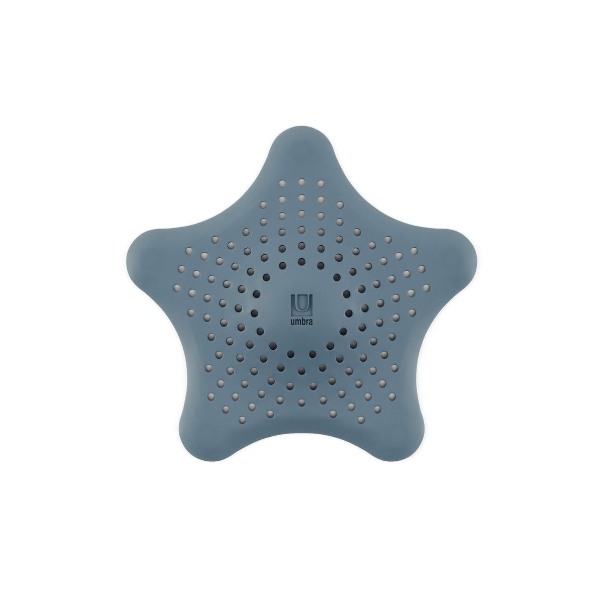 HAARSIEB Starfish mit Saugnäpfen, Schieferblau - Blau, Kunststoff (15/1/15cm) - Umbra