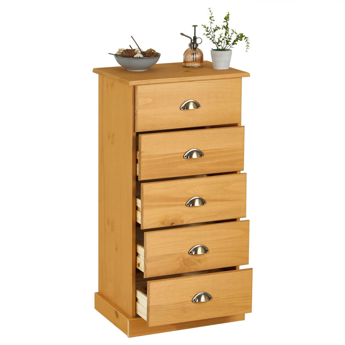 KOMMODE PARIS - Braun, Holz (48/95/39cm) - IDIMEX