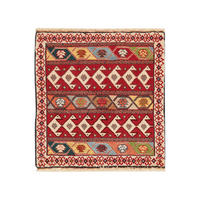 ORIENTTEPPICH handgeknüpft Gashgai Bunt 65/63 cm Schurwolle - Multicolor, Textil (63/65cm) - Looma