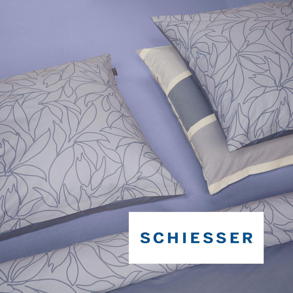 SPANNBETTLAKEN Elli 97 % Baumwolle, 3 % Elasthan 150x200 cm Lavendel - Violett, Textil (150/200cm) - SCHIESSER