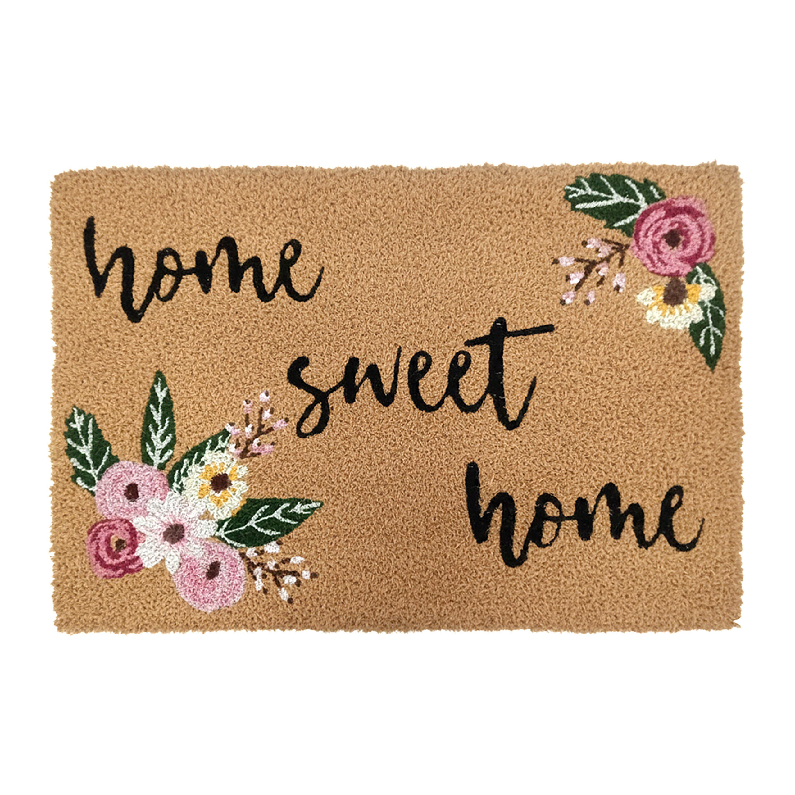 FUSSMATTE - Multicolor, Kunststoff/Textil (60/40cm) - Relaxdays