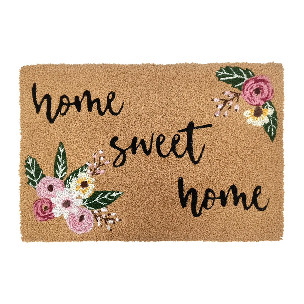 FUSSMATTE - Multicolor, Kunststoff/Textil (60/40cm) - Relaxdays