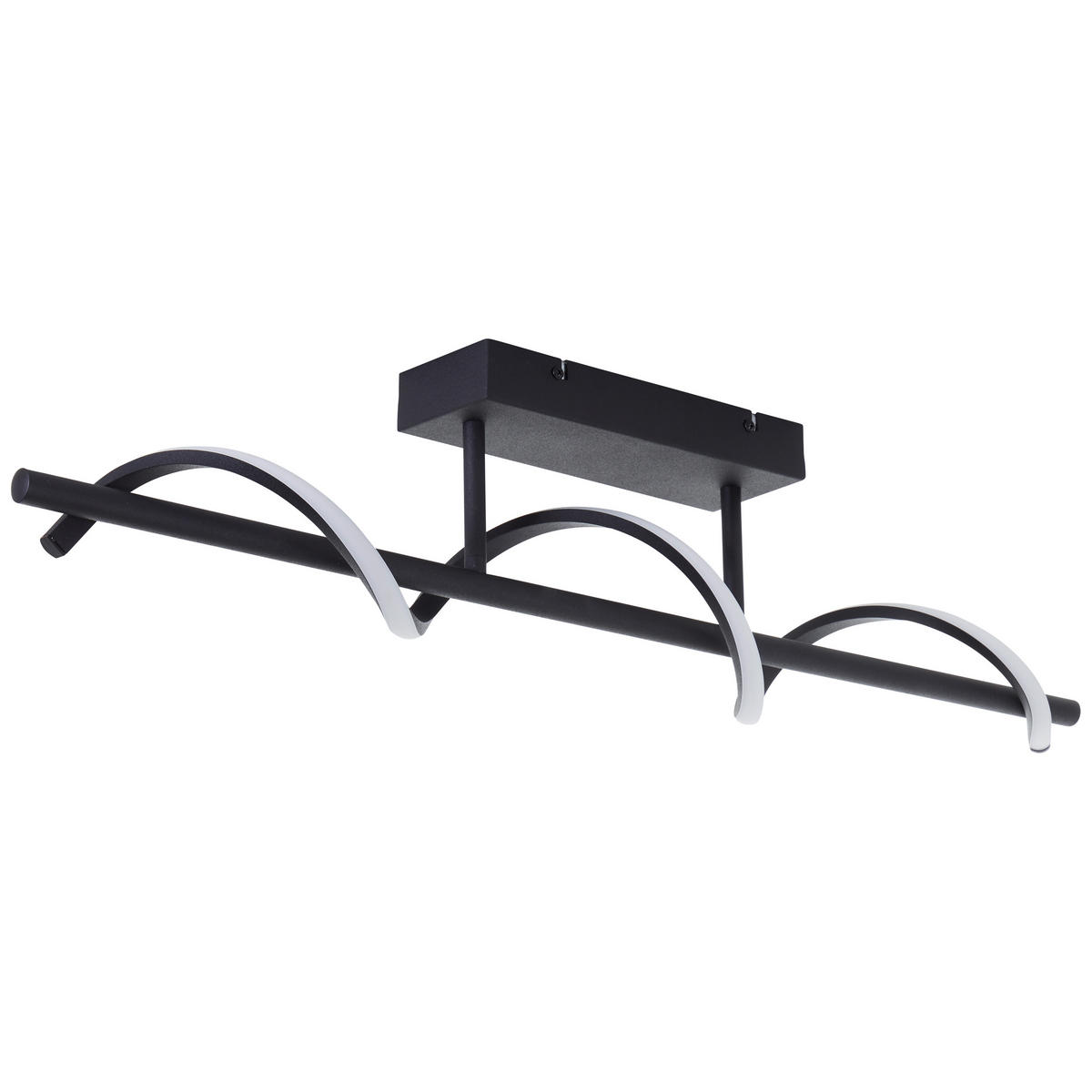 DECKENLEUCHTE Eunice G99268/76 - Schwarz, Metall (9.7/80/16cm) - Brilliant