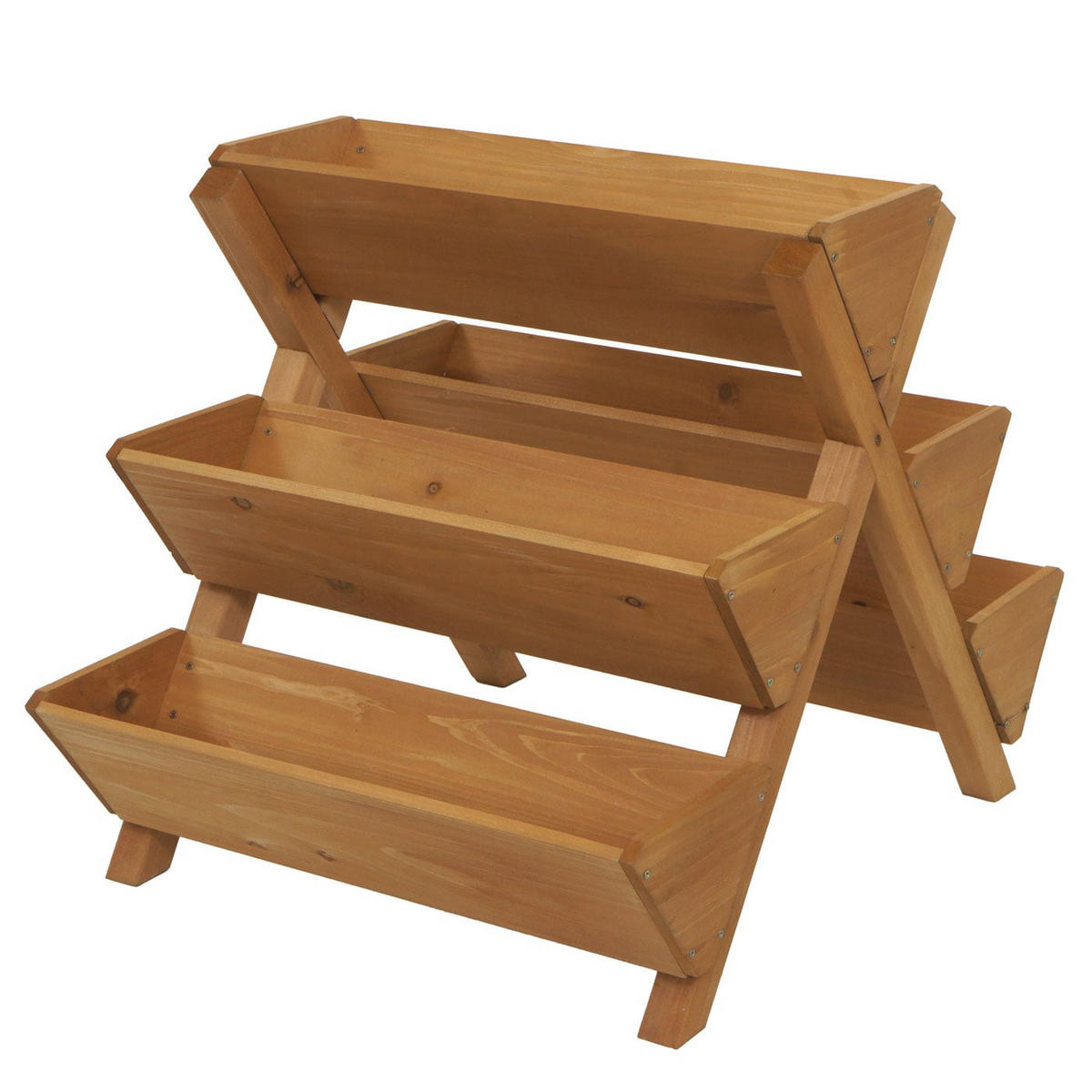 PFLANZTREPPE 56x56x70cm Natur - Naturfarben, Holz (56/56/70cm) - PROREGAL