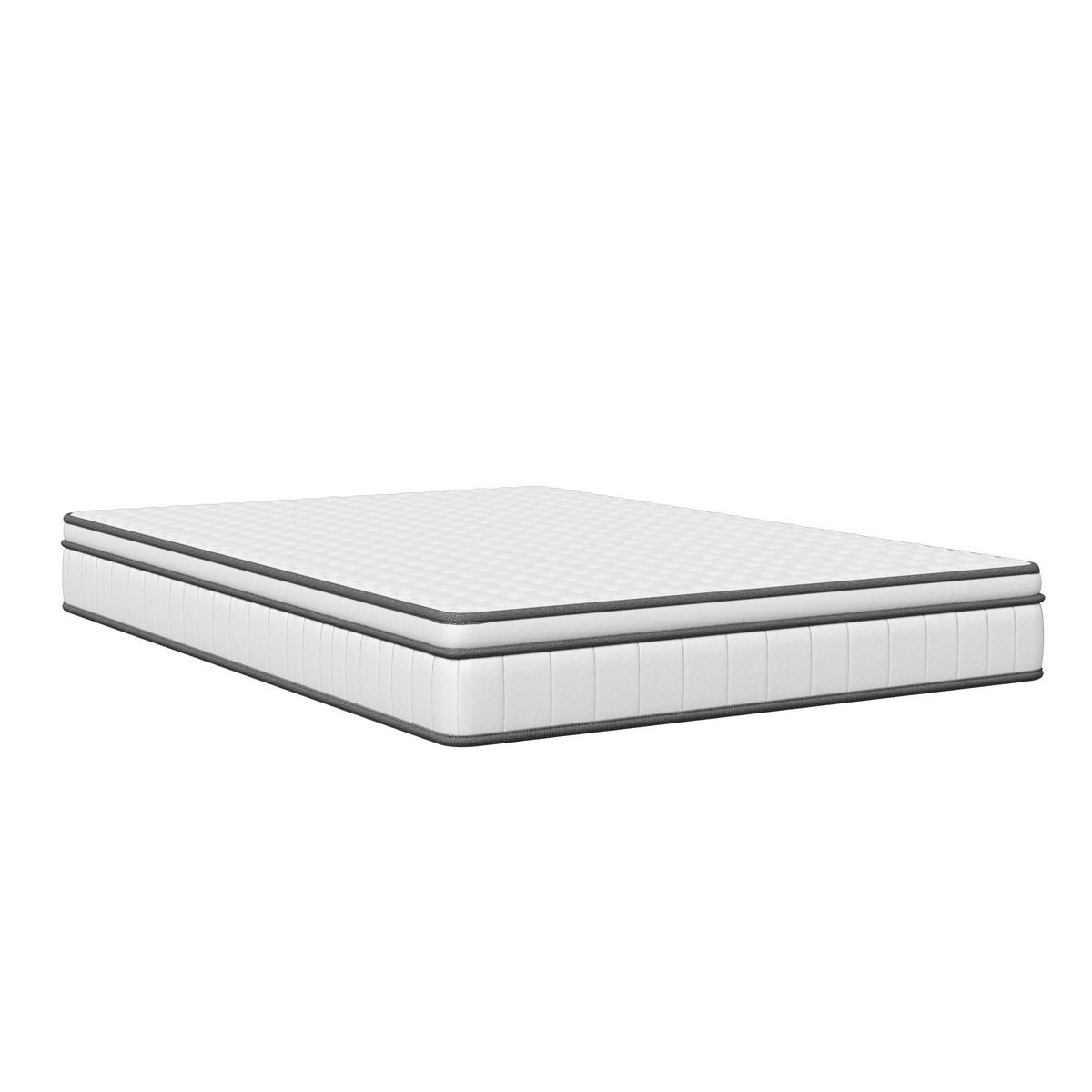 MATRATZE 90x200x25cm H3，Weiß - Weiß, Textil