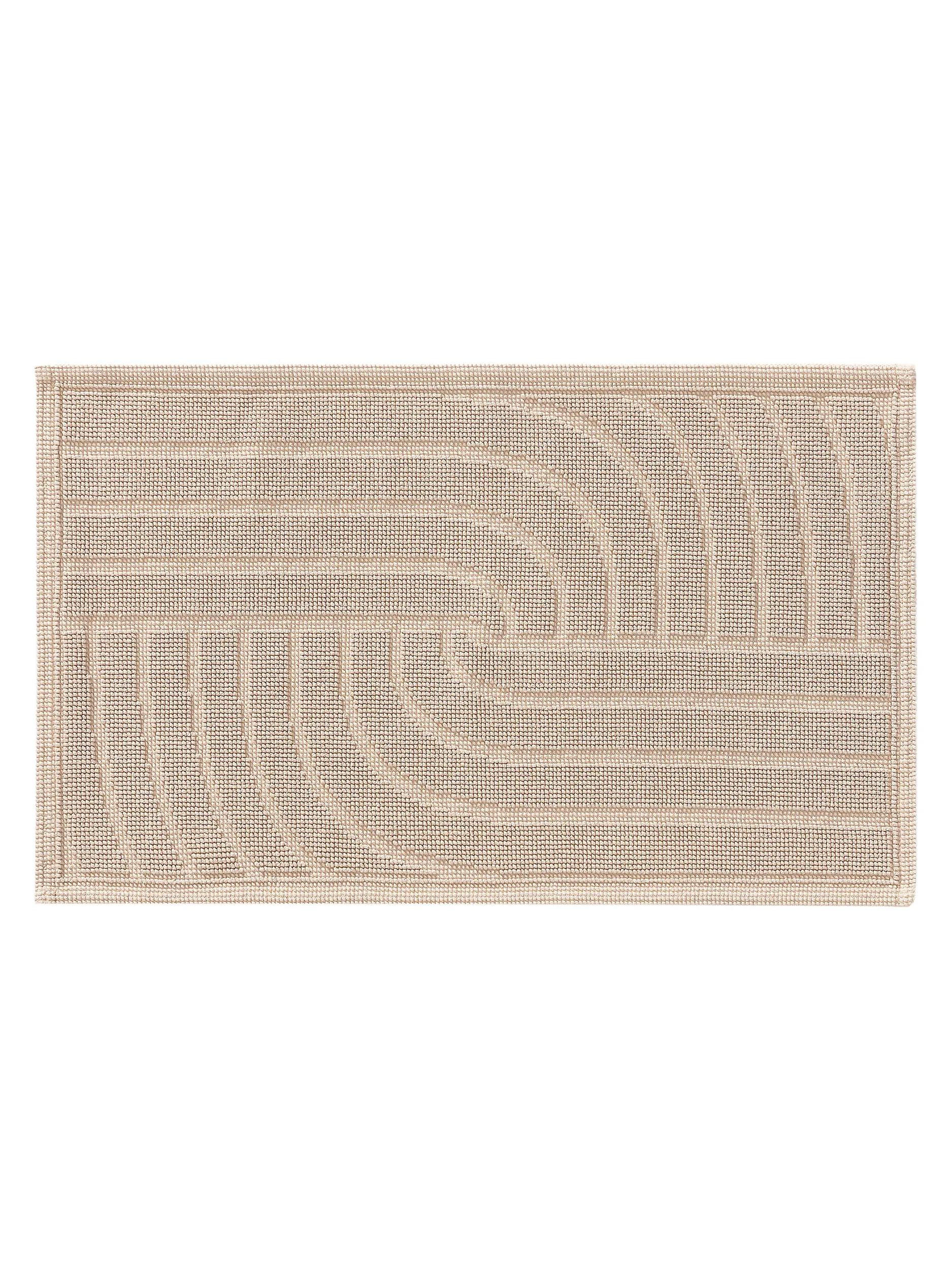 BADEMATTE Jojo Beige 50x80 cm - Beige, Textil (50/80cm) - benuta Nest