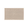 BADEMATTE Jojo Beige 50x80 cm - Beige, Textil (50/80cm) - benuta Nest