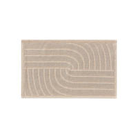 BADEMATTE Jojo Beige 50x80 cm - Beige, Textil (50/80cm) - benuta Nest