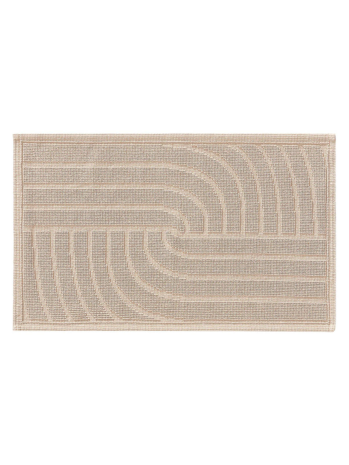 BADEMATTE Jojo Beige 50x80 cm - Beige, Textil (50/80cm) - benuta Nest