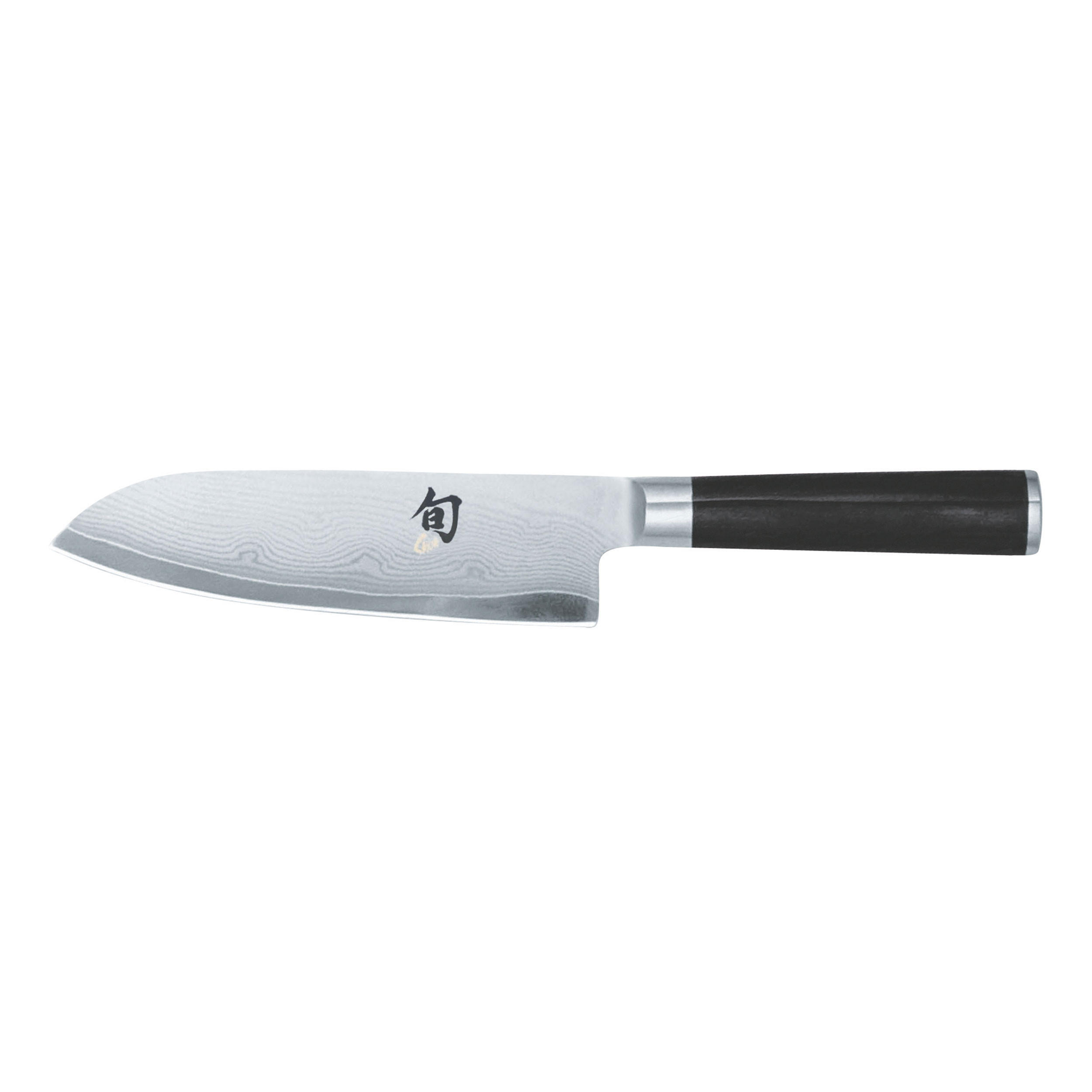 KOCHMESSER Shun Classic Santoku, Linkshand, 18 cm - Silberfarben, Metall (40cm) - Kai Messer