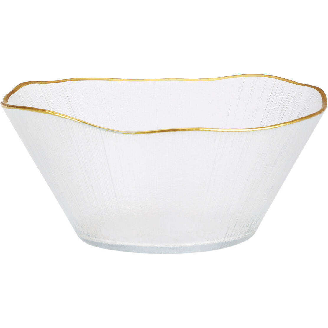 GLASSCHALE Datura 21 cm - Transparent, Glas (21cm) - Home Styling Collection