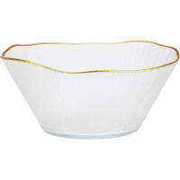 GLASSCHALE Datura 21 cm - Transparent, Glas (21cm) - Home Styling Collection