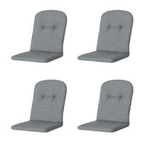 GARTENSTUHLKISSEN Basic 96/45 cm 4er-Set - Grau, Textil (45/5/96cm) - Madison