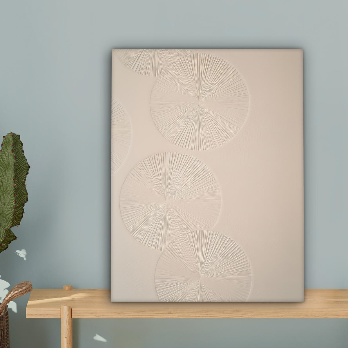 LEINWANDBILD Japandi - Beige - Modern 30x40 cm - Ecru, Textil (30/40cm) - MuchoWow