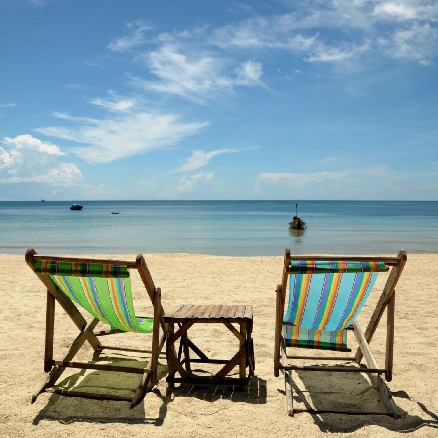 FOTOTAPETE Strand-Motiv 450 x 279 cm - Blau, Papier (450/279cm) - ESTAhome