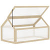 FRÜHBEET aus Holz 90 x 52 x 49,5 cm - Naturfarben, Holz (52/49.5/90cm) - Outsunny