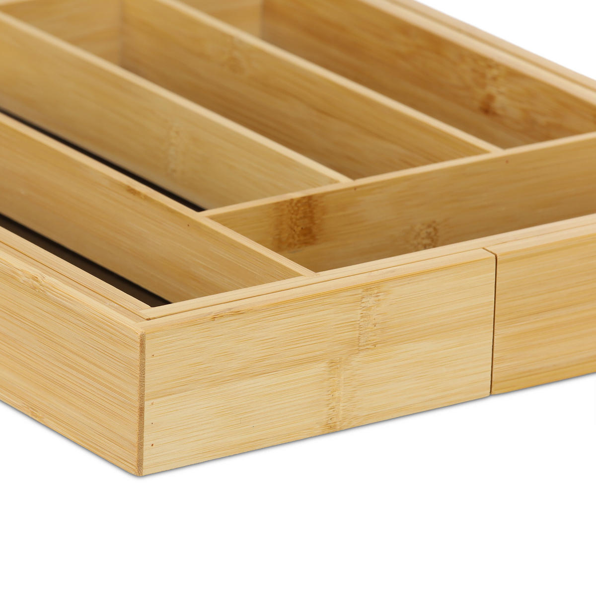 BESTECKKASTEN - Multicolor, Holz/Holzwerkstoff (47/5/33cm) - Relaxdays