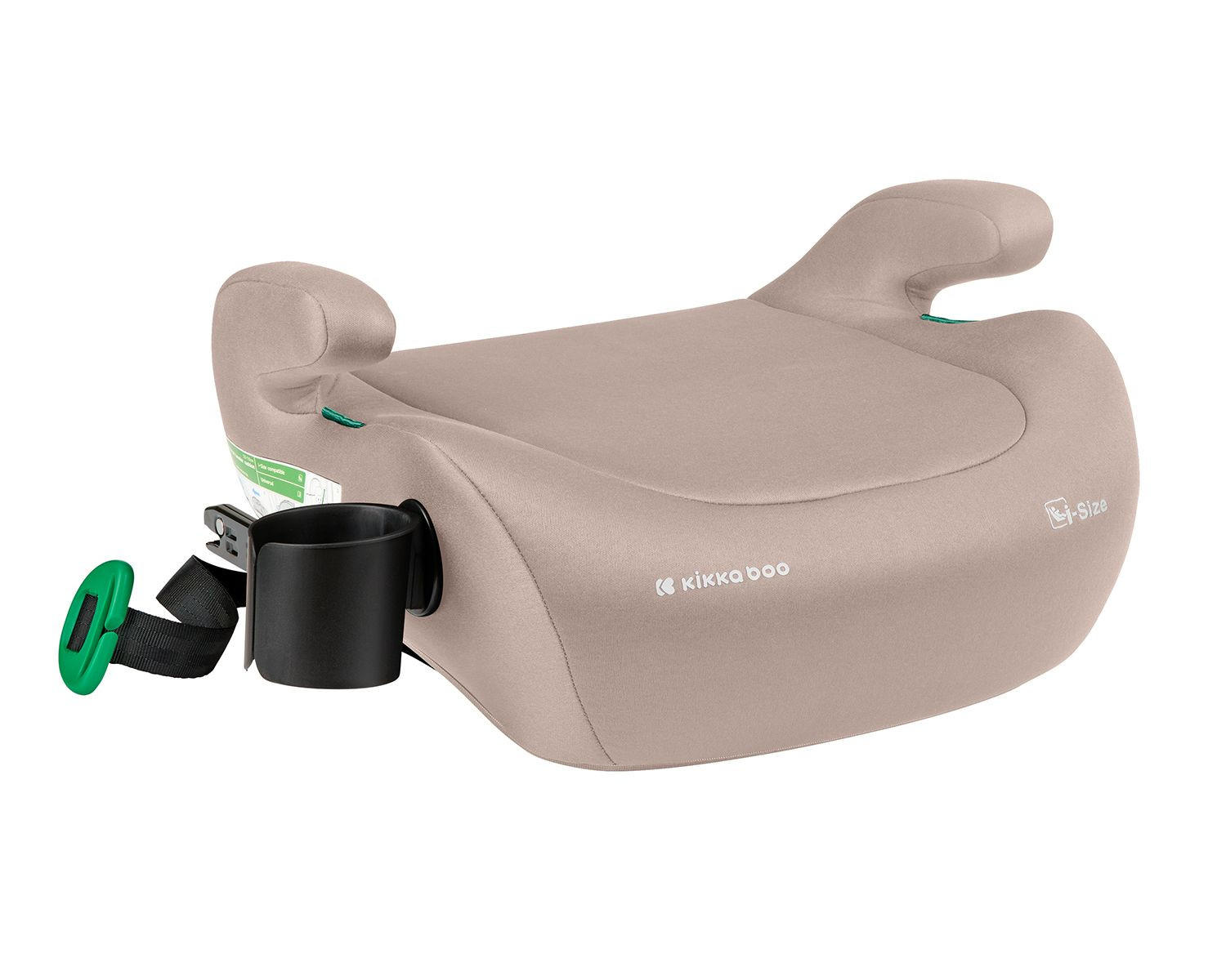 KINDERSITZ i-Tip Isofix 125-150 cm dunkelbraun Armlehne, i-Size Kindersitz, Sicherheitsgurt, vorwärts gerichtet - Braun, Kunststoff (42/21/35cm) - Kikka boo