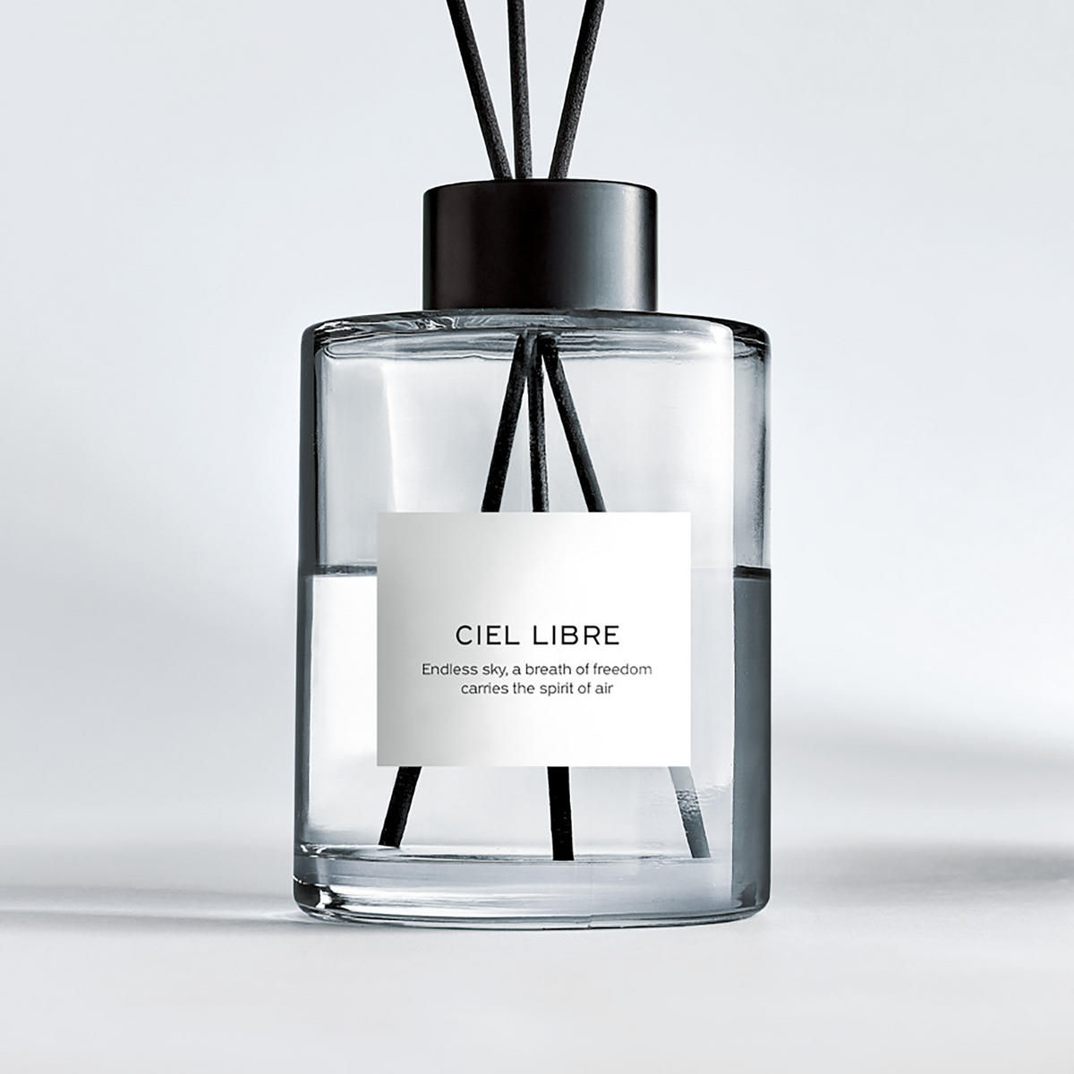 RAUMDUFT Pure Poetry Ciel Libre 150ml - Dunkelgrau, Glas (8/24/8cm) - Butlers